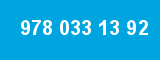 978 033 13 92